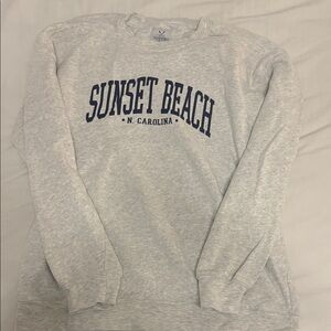 Sunset Beach Gray Sweatshirt